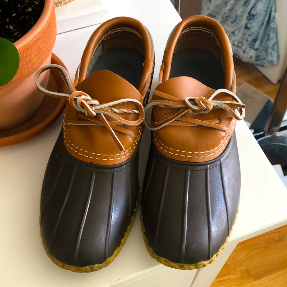 L.L. Bean rubber moc boots